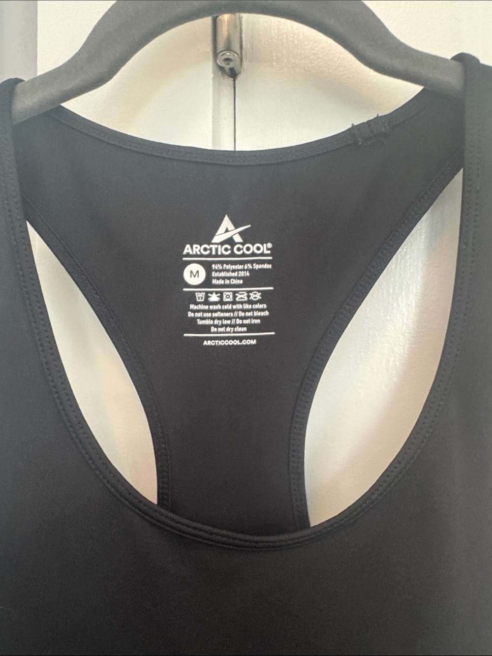 Arctic Cool Women's Black Racerback Tank Top - Moisture-Wicking Activewear